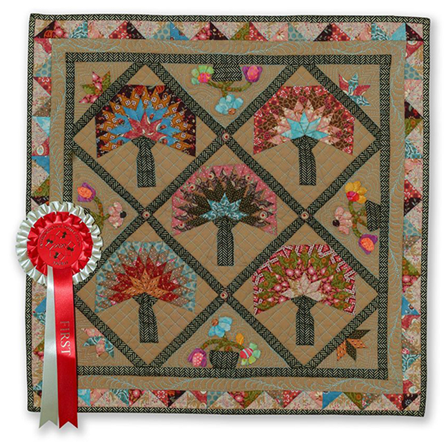 First Place - Mini Quilts - Enchanted Forest by Nora Ali