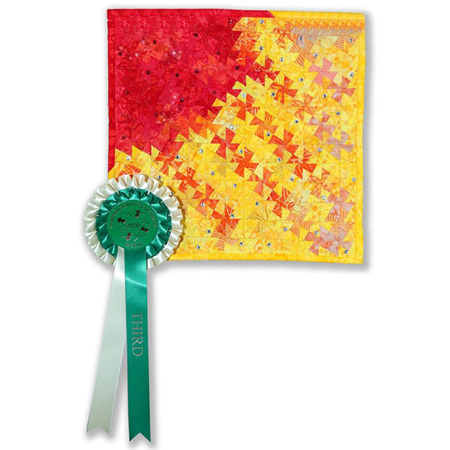 Third Place- Mini Quilts - You are my Sunshine by Lynn Altmayer
